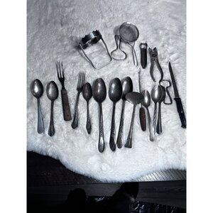 Vintage silverware lot Roger etc lots of misc